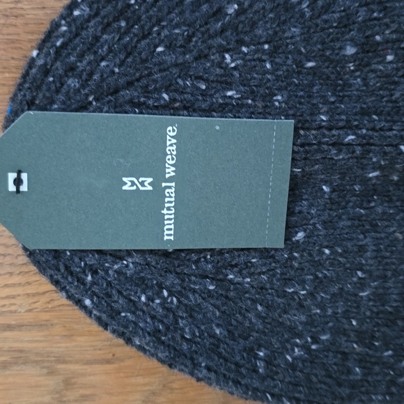MUTUAL WEAVE BRAND MEN'S BLACK SPECKLED STOCKING CAP HAT SIZE ONE SIZE FITS - Picture 11 of 11